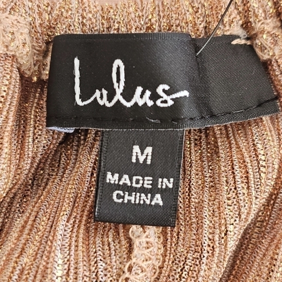 🆕Leveling Up the Look Mauve Metallic Off-the-Shoulder Bodysuit Size Medium 6-8 - Picture 10 of 10